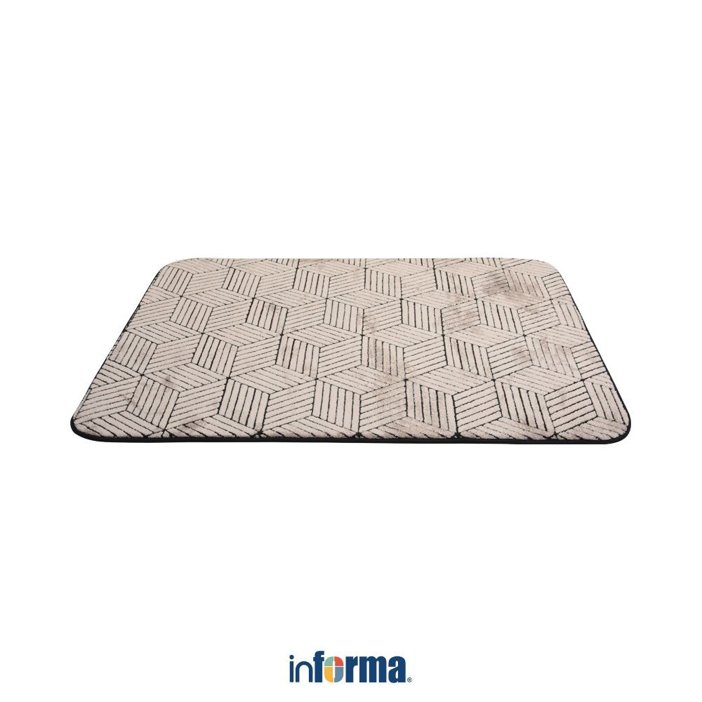 Informa 130x180 cm Malva Karpet Jacquard Alas Lantai Ruangan Permadani Aesthetic Furniture Indoor Ca