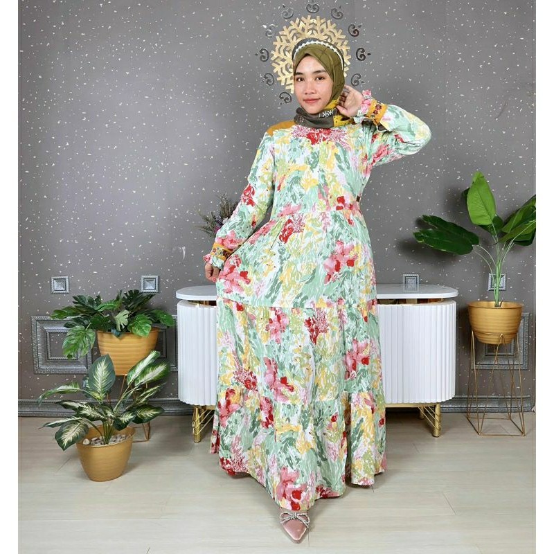 gamis MK gamis rayon ibee premium branded