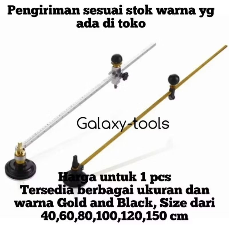 Pemotong Lingkaran Kaca Tipe Kompas Pemotong kaca bulat melingkar berkualitas tinggi  40" 60" 80" 10