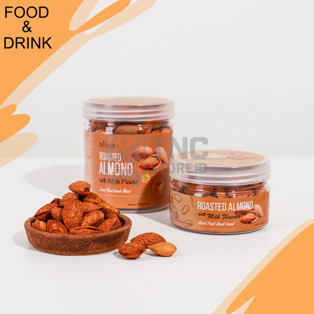 

Makanan - Roasted Almond Kacang Almond Cangkang Snack Makanan Ringan