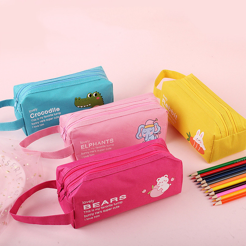 

Cute Pencil Case School Supplies Pencil Pouch Large Capacity Estuche Lapices Korean Stationery Trousse Pencil Cases For Girls