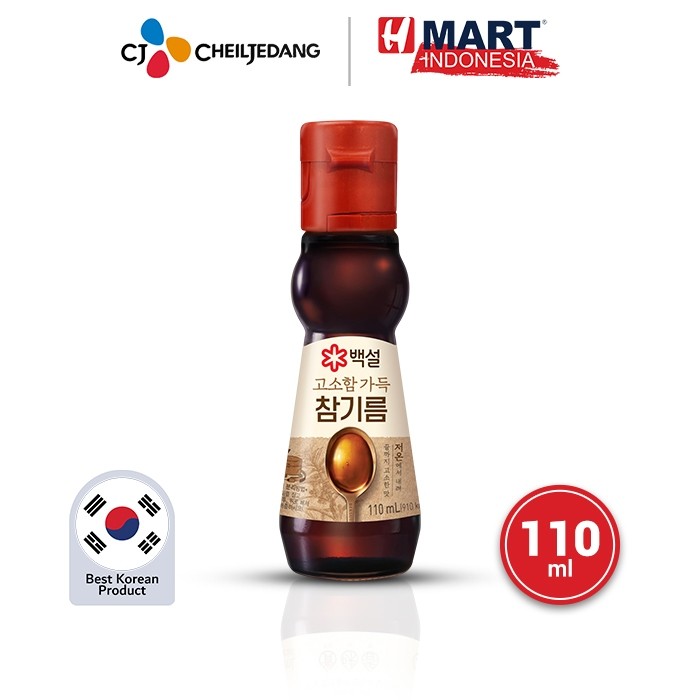 

Terlaris CJ BEKSUL Sesame Oil - Minyak Wijen Dengan 100% Wijen Asli Korea 110ml
