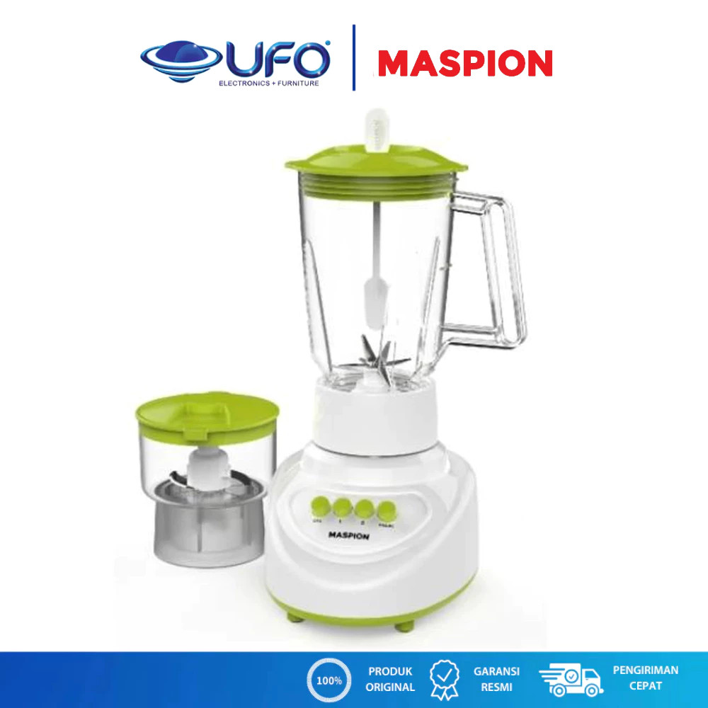 Maspion Blender 2in1 Kapasitas 1L MT1521PL