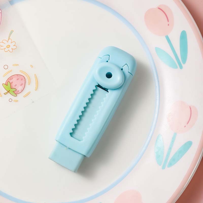 

Pencil Eraser Useful Labor-saving Push Pull Rubber Creative Wiping Stationery for Student Drawing Writing Office School Supplies