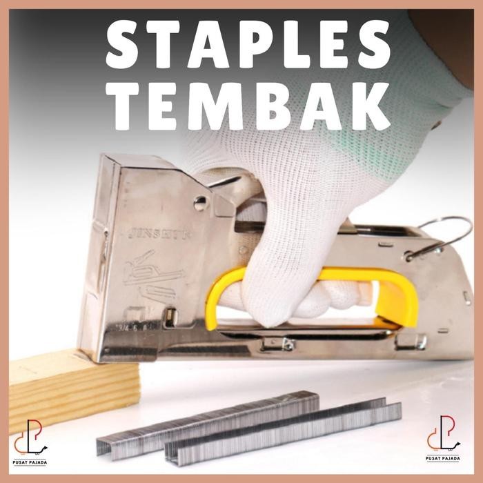

Alat Staples Tembak Kertas Kayu Jok Motor Gun Tacker Steples Hekter Stapler Tembak Guntacker - STAPLES TEMBAK, 1PCS [terlaris]