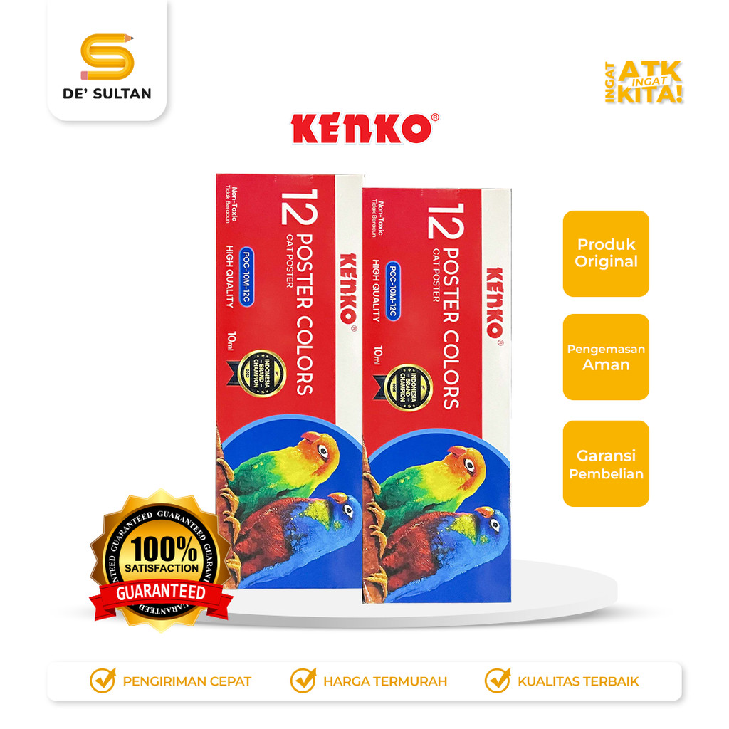 

KENKO 12 CAT POSTER WARNA/ COLOR POSTER POC-10M-12C (1SET)