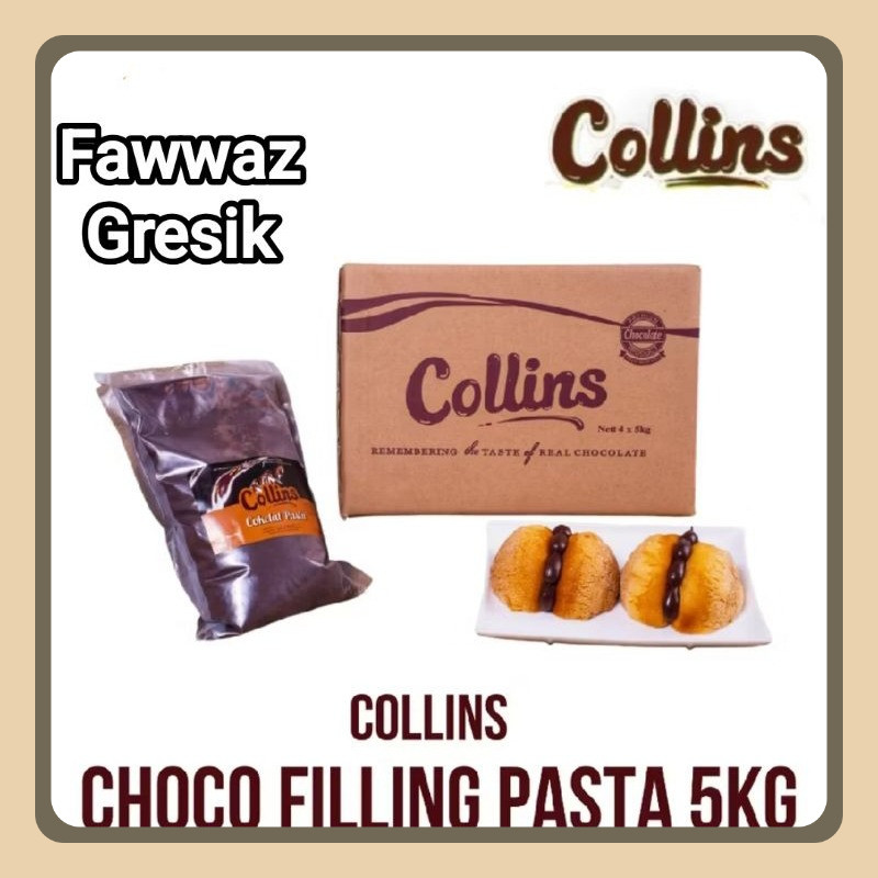 

Collins Selai Coklat Filling Pasta 5kg / Coklat Filling Collins 5 Kg Ekonomis Murah
