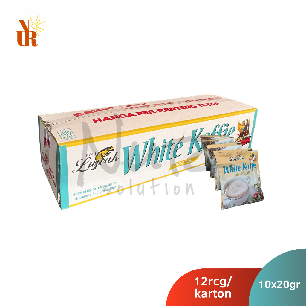 

Kopi Luwak White Koffie Original Isi 12 Renceng [Karton]