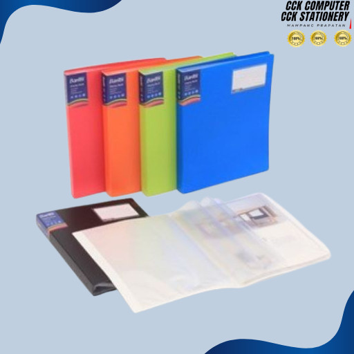 

Bantex Display Book Folio/F4 Clear Holder 60 Pockets - 3187