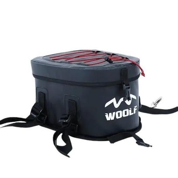 Tailbag Waterproof Woolf | Tas Motor Belakang Anti Air | Tas Jok Motor Anti Air | Tailbag Touring Mo