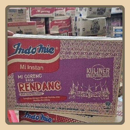 

ED 09.25 CTN 40S - INDOMIE RENDANG 40PCS / MIE MI GORENG KARTON ( BUKAN KEBAB ) - LIVEMIE