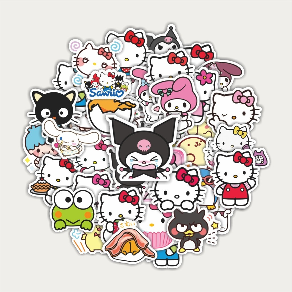 

Sticker Pack Stiker Kartun Sanrio Versi 2 | Sticker TUMBLR | Stiker LAPTOP KOPER HELM