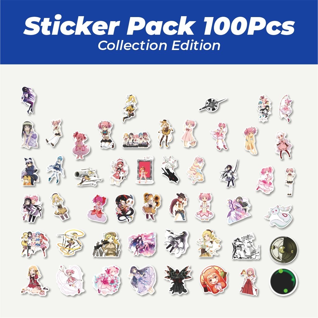 

Hot Stiker Anime Puella Magi Madoka Magica Sticker Lucu Anti Air Stikers Berperekat Waterproof Sticker Decal Buat Motor Helm Buku Journal Koper Casing HP Laptop Botol Minum