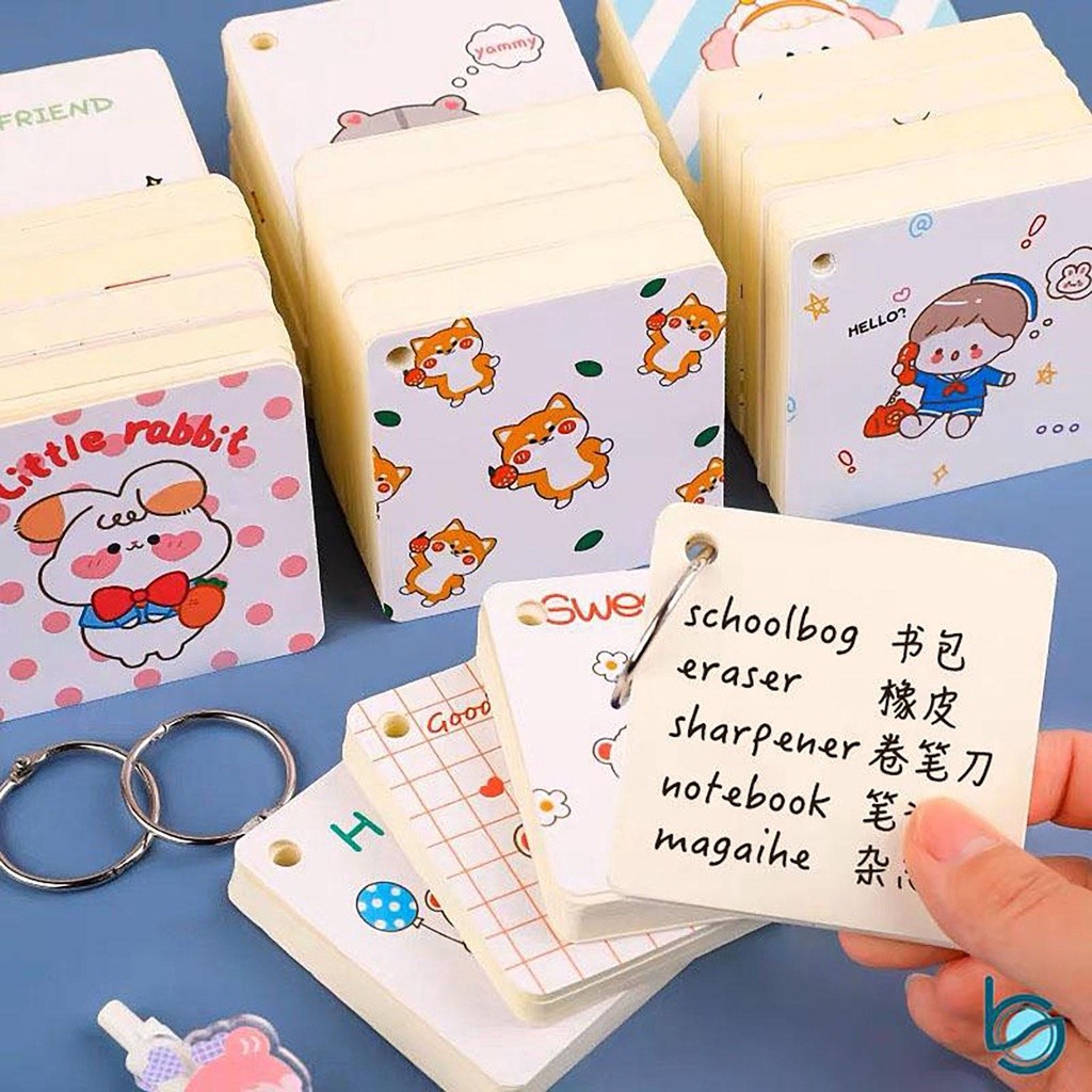 

Notebook/Loose leaf book/Buku/Catatan Gantungan memo hamster dino - Best Stationary