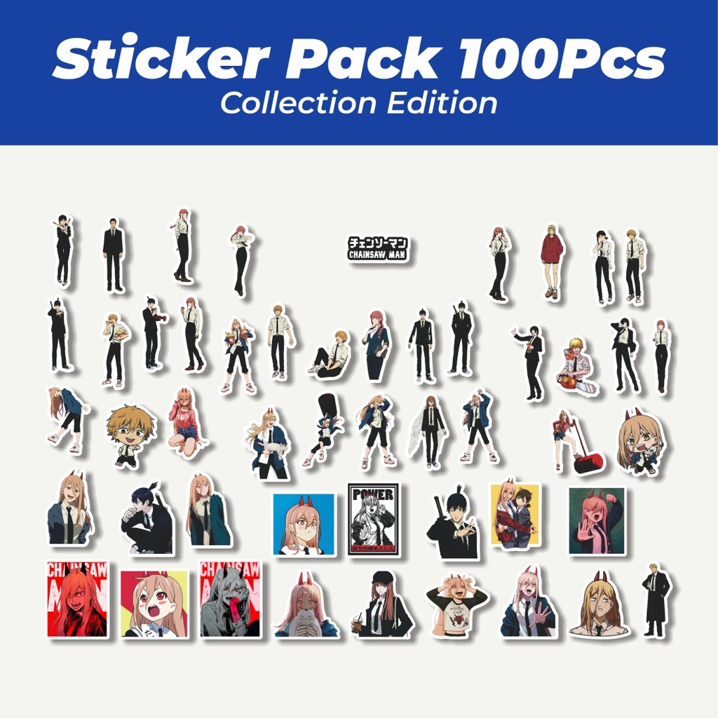 

Hot Stiker Anime Chainsaw Man v3 Lucu Anti Air Stikers Berperekat Waterproof Sticker Decal Buat Motor Helm Buku Journal Koper Casing HP Laptop Botol Minum