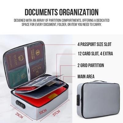 

:Tas Dokumen 24 kantong Expanding File Folder Accordian File Organizer - Varian A2 mbs