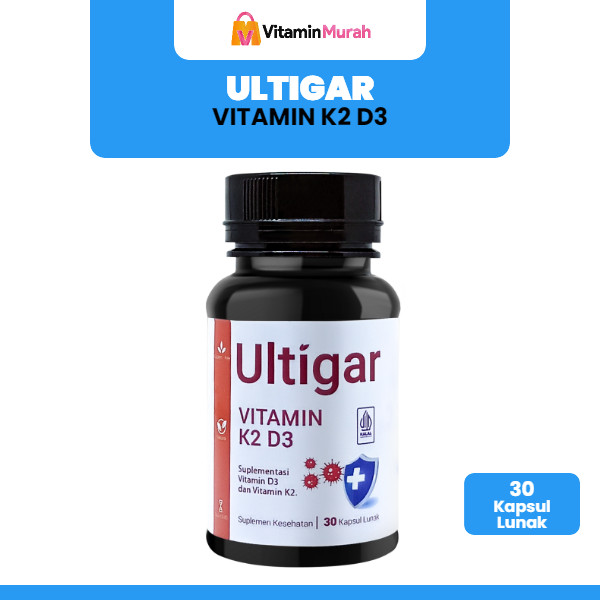 ULTIGAR VITAMIN K2 D3 SUPLEMEN KESEHATAN ISI 30 KAPSUL LUNAK