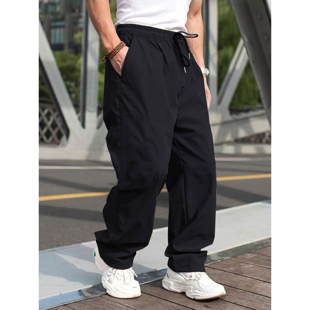 Celana kargo panjang pria Celana kargo Korean style cargo pants casual kargo pria Baggy Straights