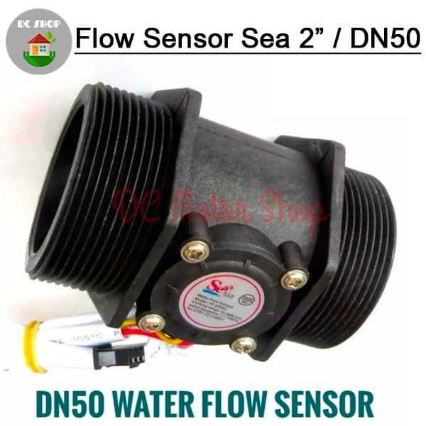 Water flow sensor 2 Inch / 2" DN50 Sensor Debit Air Sea Brand - Water Flow Sensor DN50