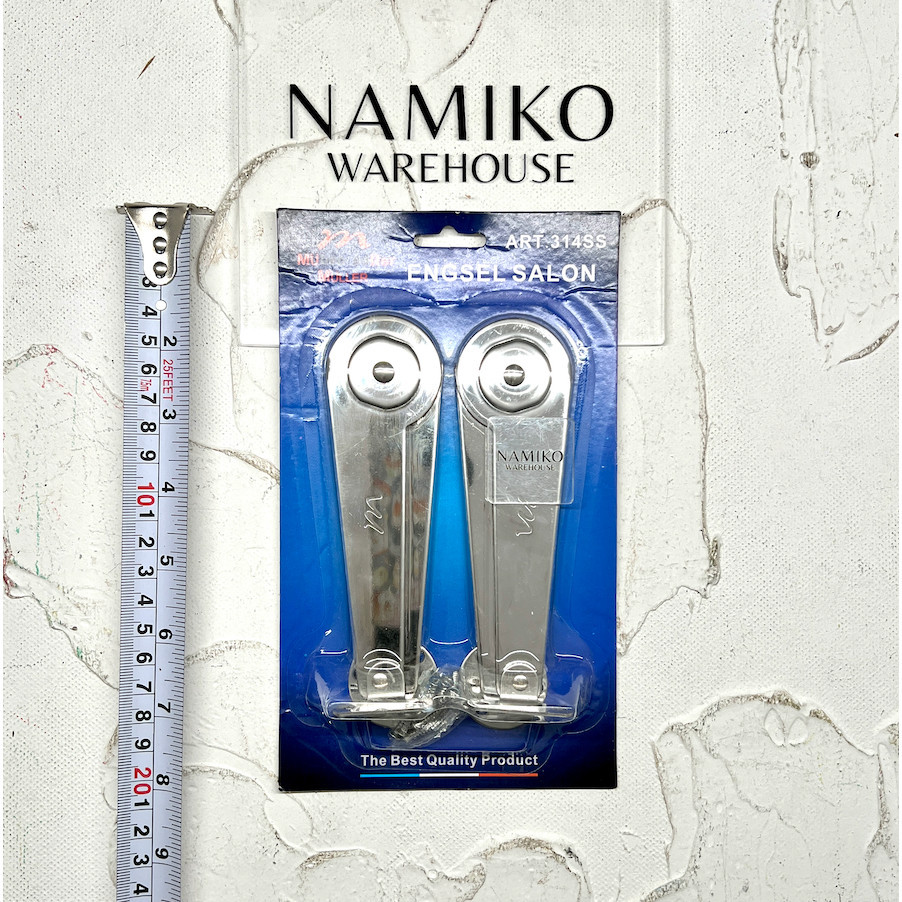 GROSIR 12 pcs MULLER Engsel Bunting Salon Jendela sikutan Stainless Steel 9 inch NAMIKO WAREHOUSE