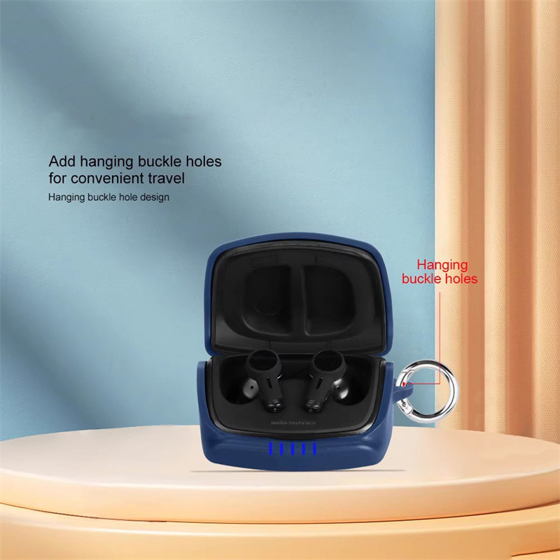 Case Audio-technica ATH-TWX9MK2 Headphones Stereo Soft Silicone Protection Slim Back Cover for Audio