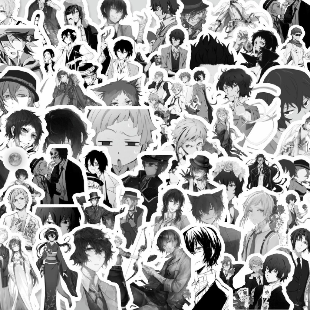 

Stiker Cutting Pack Stiker Anime Bungou Stray Dogs Isi 100Pcs Series Aesthetic Lucu Keren Untuk Koper Bahan Vynil