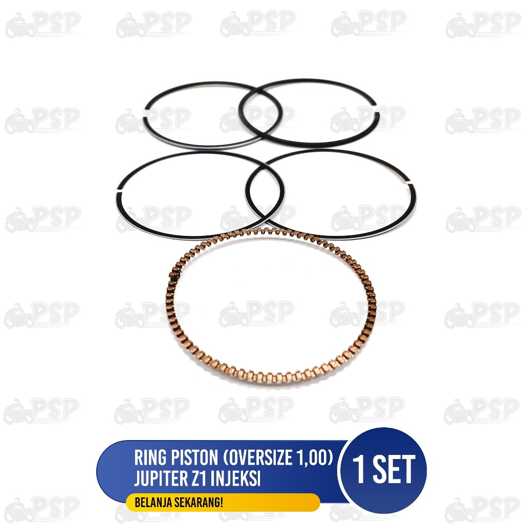 Ring Piston Jupiter Z1 (Oversize 1.00) - Cincin Seker Seher Diameter 1,00 Jupiter Z1 Robot Vega ZR