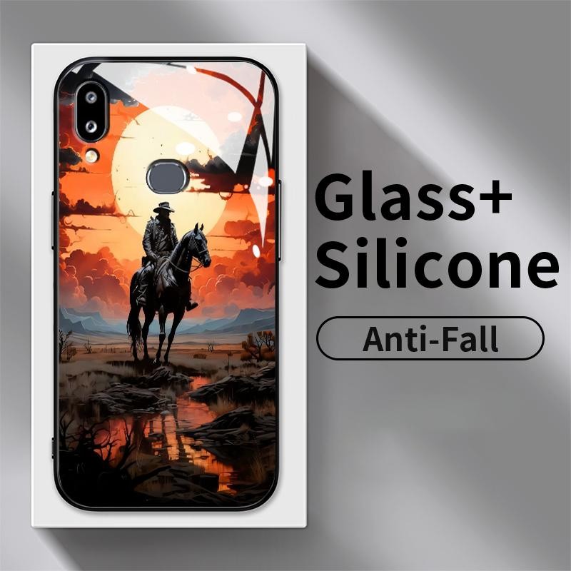 Casing Hp For Samsung M01s M02 M02s M04 M10S M11 M12 M21 2020 2021 M22 M30 M30s M32 Case Tempered Gl