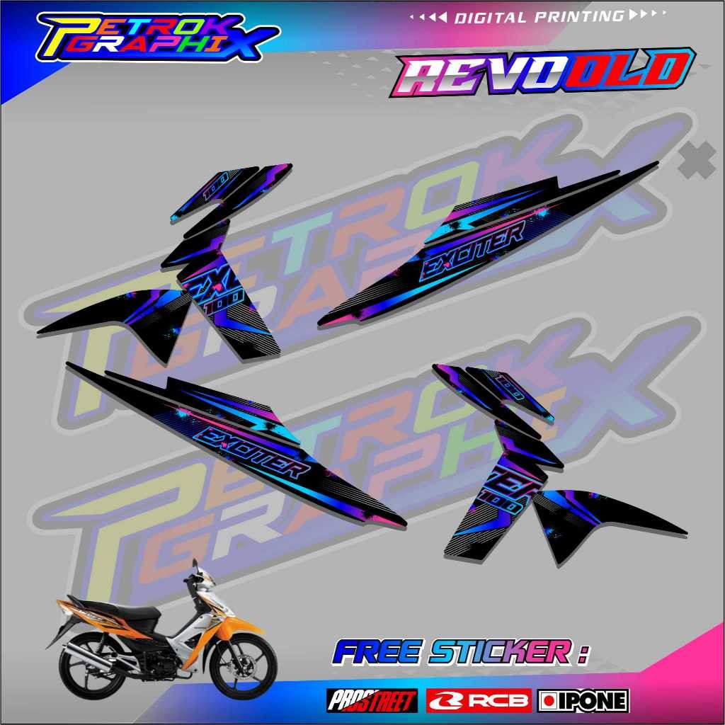 Striping Variasi Honda Revo Old / Sticker List Variasi Motor Revo Lama