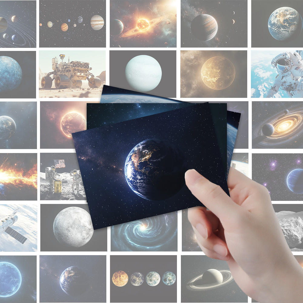 

32pcs, Space and Planet Postcards, Astronomy, Greeting Cards, DIY Postcards, Decorations, Collectible and Giftable