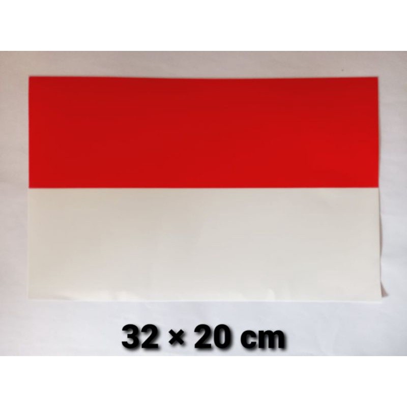 STIKER GRAFTAC BENDERA INDONESIA UKURAN BESAR