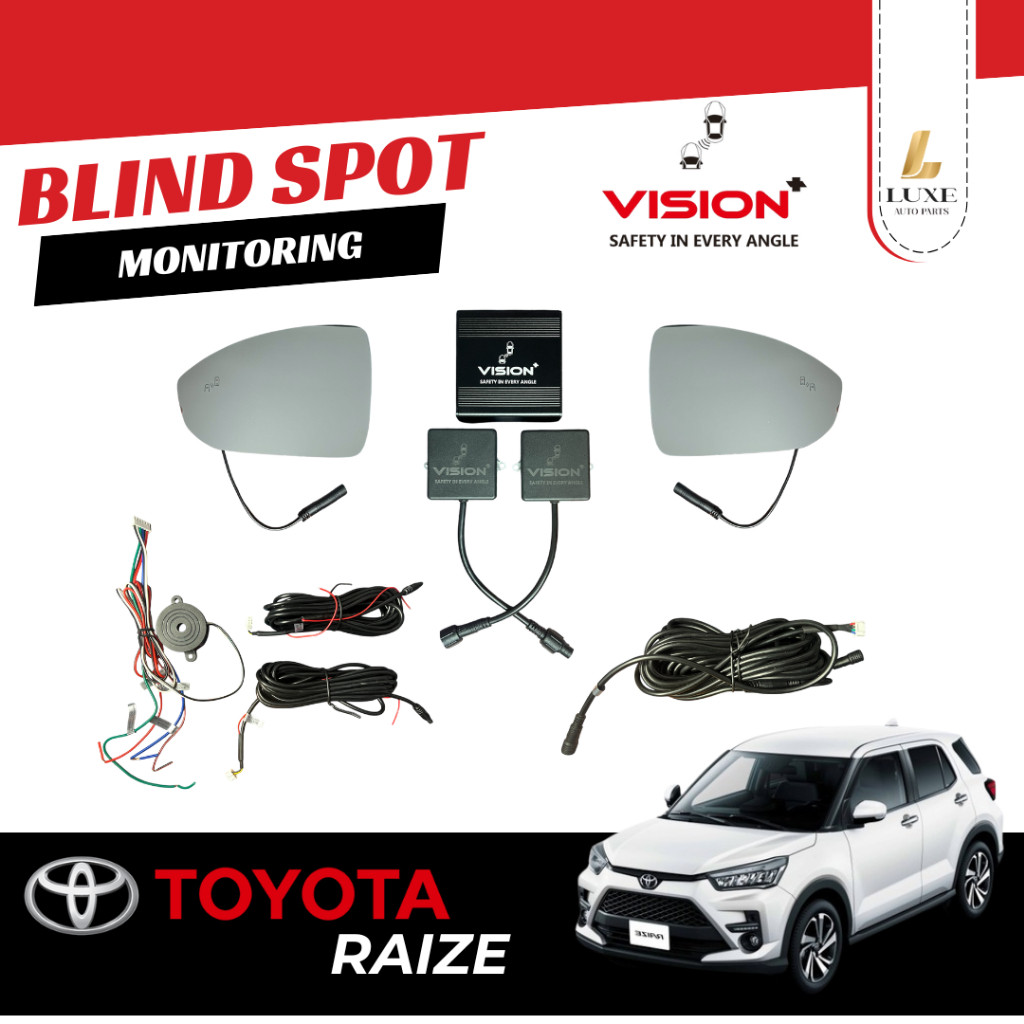 BSM Blind Spot Monitoring Sensor Spion Vision Raize