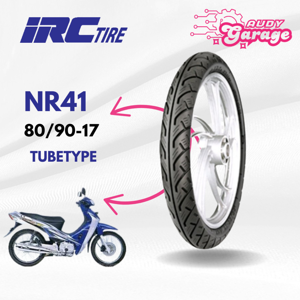 Ban Motor IRC NR 41 80/90-17 NR41 Tubetype Ban Luar Revo Supra Jupiter Vega