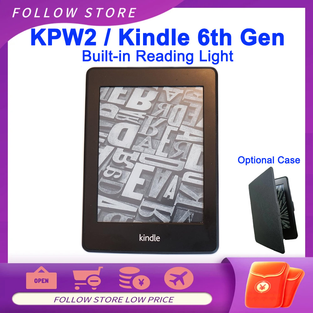 KPW2 with Backlight Kindle PaperWhite 2nd E-Book Reader Kindle Paperwhite 6th Gen E-reader Kindle 6t