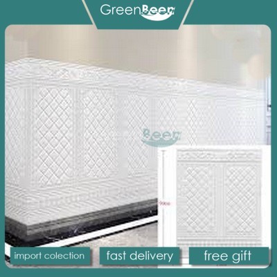 Wallpaper Dinding Wallfoam Brickfoam Motif Pintu Jati Wallpaper Foam 3D GREENBEEN