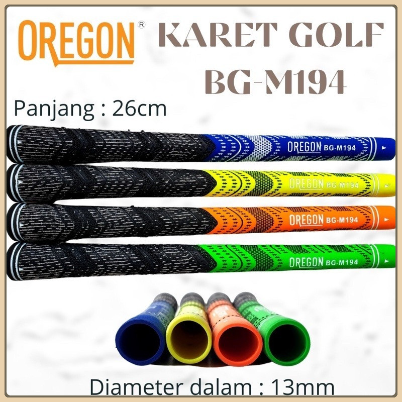termurah karet golf oregon | bg-m194 BGM194 bulat dua warna | gagang pancing karet joran oregon bleb