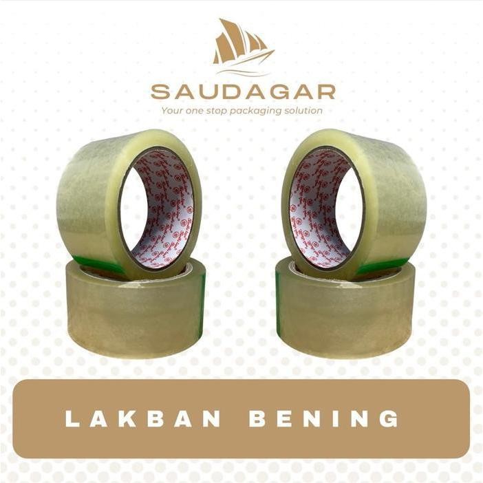 

[PROMO BARANG BARU] Lakban bening 45mm 90 yard Bergaransi Terlaris