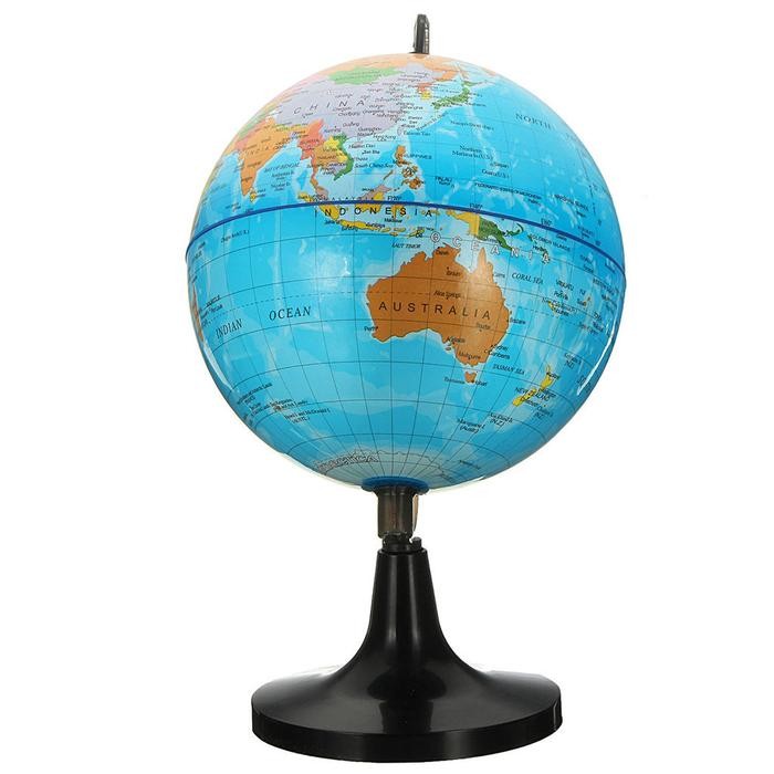 

Globe Bola Dunia Besar Diameter 14cm Dan Kecil Diameter 10,6cm / Atlas Bola Dunia - BIRU_14CM