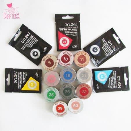 DYLON PEWARNA KAIN  - Pewarna Celup Tie Dye Baju Tekstil - BORDEAUX