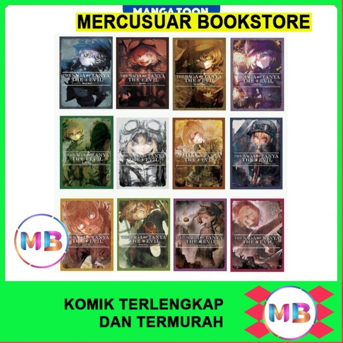 The Saga of Tanya the Evil (Youjo Senki) Light Novel - MercusuarBookstore