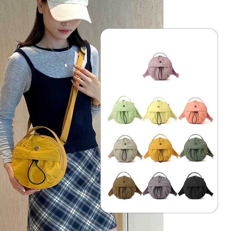 Tas Selempang Kerutan 2025 – Gaya Kasual Modis, Nylon, Ringan & Fungsional