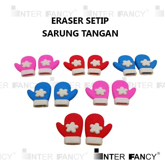 

Penghapus Eraser Setip Pensil Model Lucu Fancy Sarung Tangan. Dapat menghapus dengan bersih, tidak mudah patah. Kemasan dalam plastik isi 2 pcs = 1 set