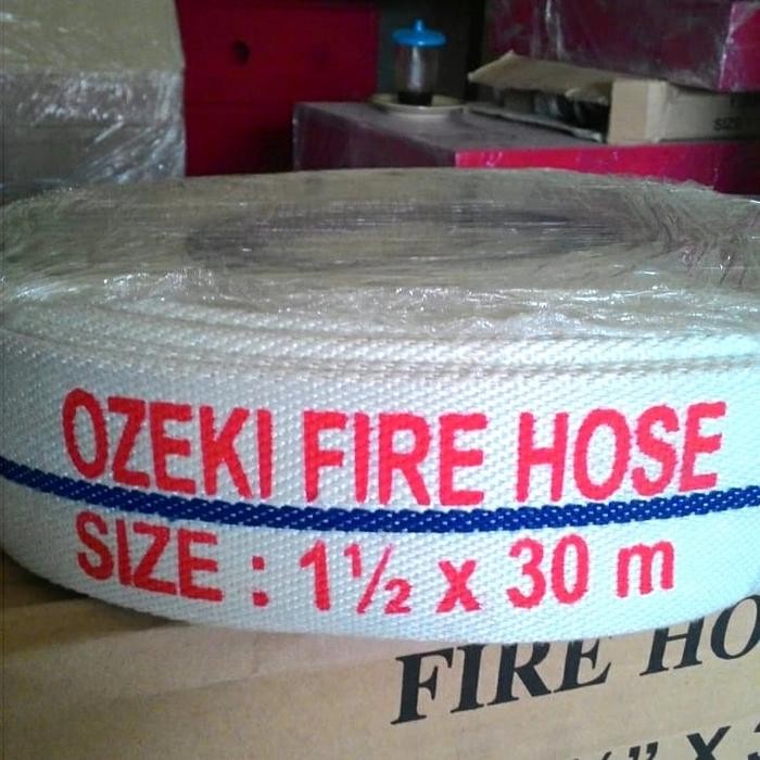 HOSE/SELANG PEMADAM KEBAKARAN MERK OZEKI KANVAS 1.5X30M COUPLING MACH