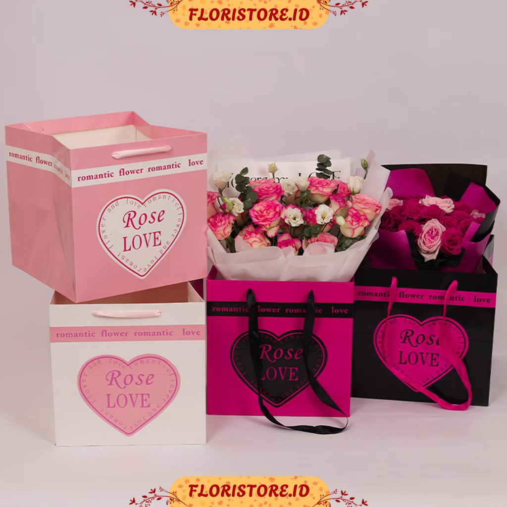 

PARTY GIFT BAG / KERANJANG BUKET BUNGA / AKSESORIS BUKET / FLORIST BAG SUPPLY / FLOWER BASKET / PAPER BAG