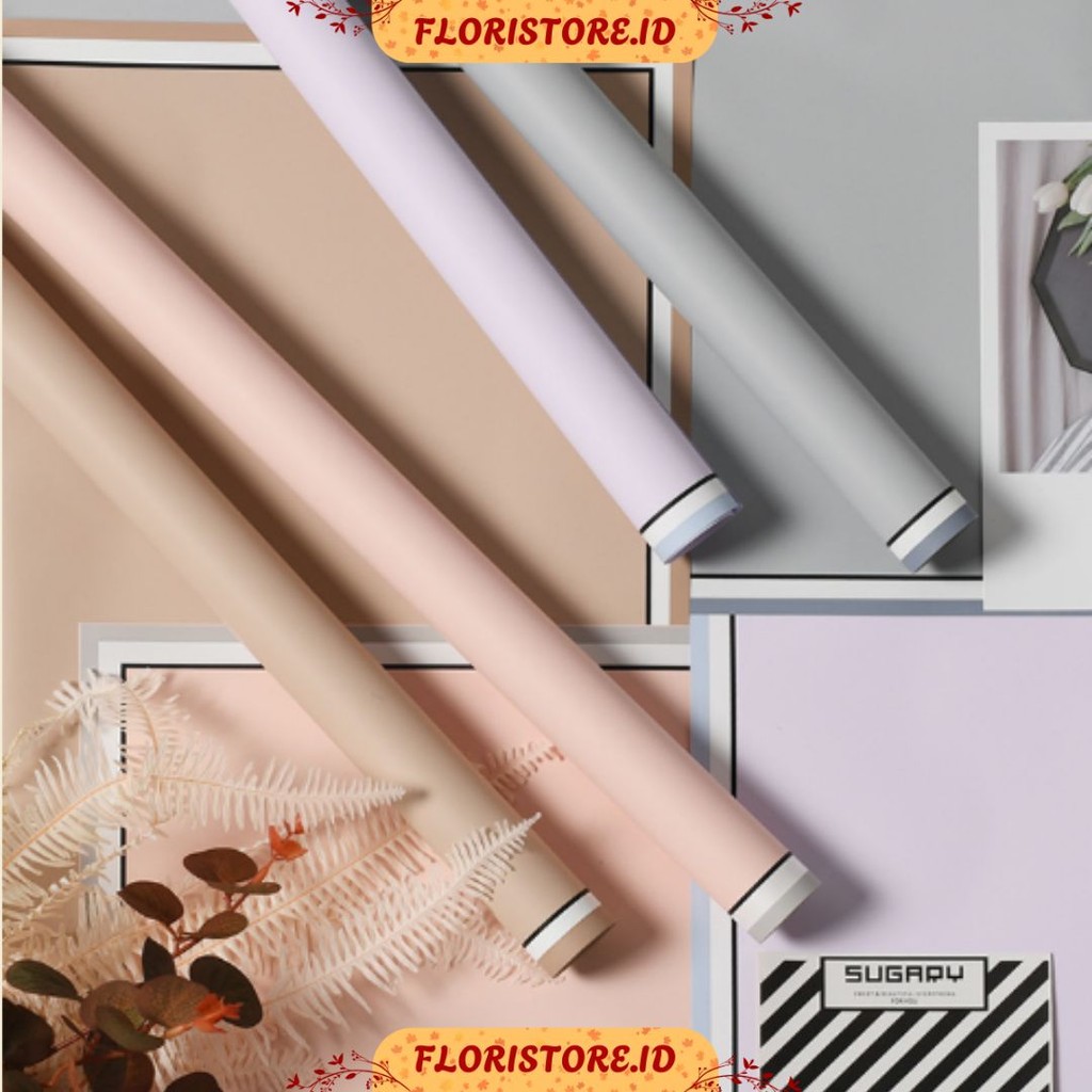 

LINE FRAME CELLOPHANE / FLORIST PAPER / KERTAS BUKET BUNGA / WRAPPING WRAPPER