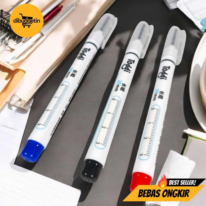

Toddi Spidol Permanen Mata Pena Long Nib Permanent Marker - 323