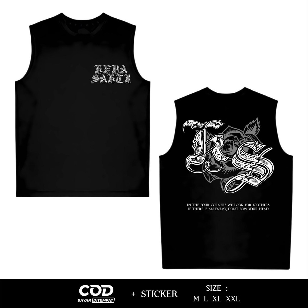 Singlet -IKSPI Singlet IKSPI Terbaru--Singlet Kera Sakti In The Four Corners Sablon DTF Desain Terba