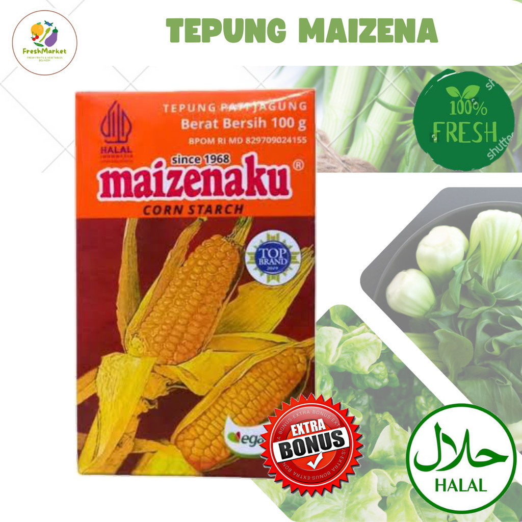 

Tepung Jagung Maizena Maizenaku 100 Gram Sayurinstant