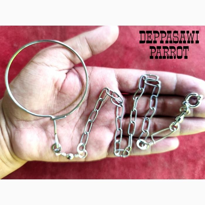 Rantai Burung nuri Stainless Stell - 9mm