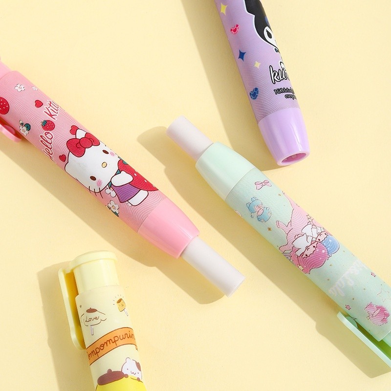 

DHL GROSIR PENGHAPUS PENSIL MEKANIK MOTIF KARAKTER KARTUN SANRIO DAN PEMANDANGAN AESTHETIC LUCU / MECHANIC ERASER FOR PENCIL SANRIO AND SCENERY EDITION LG